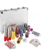 Maletín de Poker con 300 fichas de gran calidad y núcleo metálico